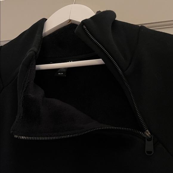 Athleta | Cozy Karma Asym Pullover | Black | Size MP - Picture 9 of 16